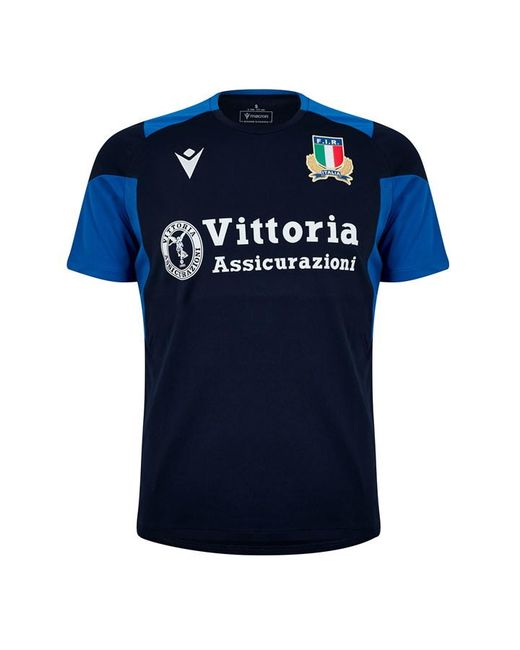 Macron Italy Rugby Training Top 2023 2024 Adults