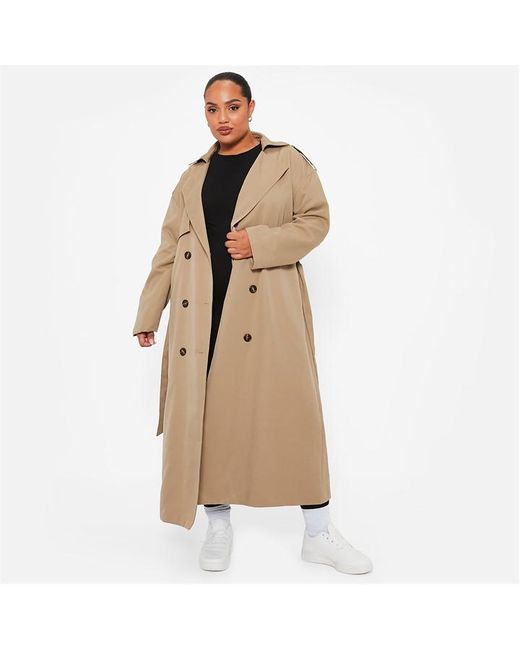 I Saw It First Premium Belted Trench Coat