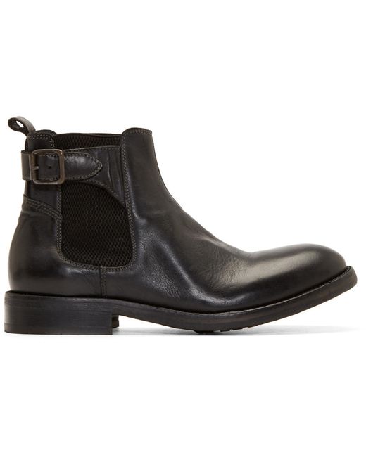 H By Hudson Leather Parson Boots