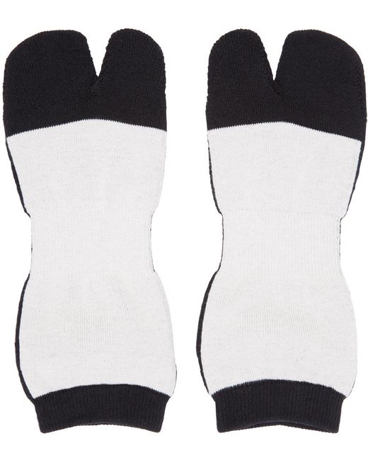 Yohji Yamamoto Black and White Tabi Socks