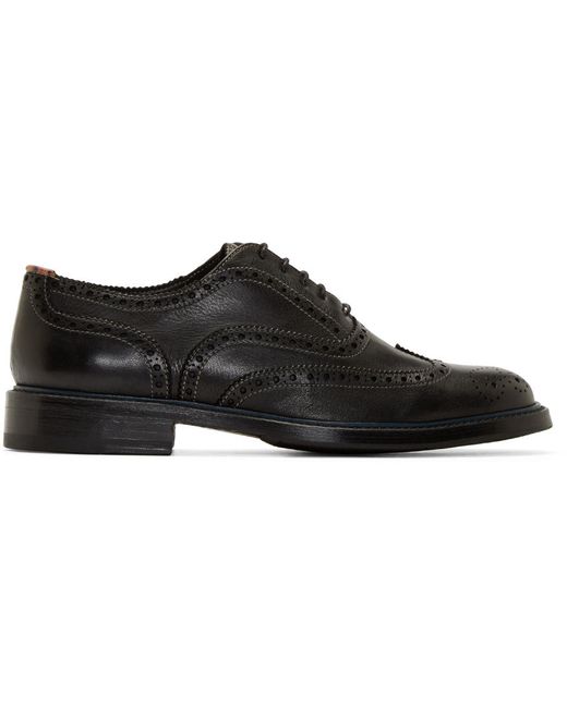 PS Paul Smith PS by Paul Smith Black Wingtip Knight Brogues