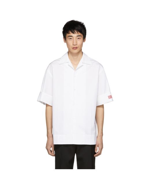 Calvin Klein 205W39Nyc White Poplin Shirt