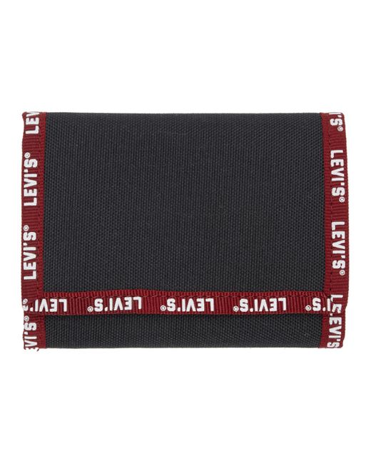 Levi's Black and Red Logo Wallet