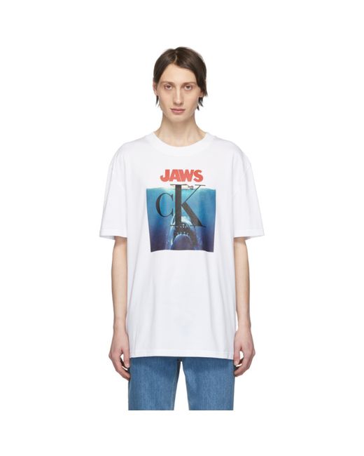 Calvin Klein 205W39Nyc White Jaws T-Shirt