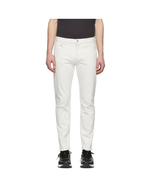 Jeanerica White Organic TM005 Tapered Jeans