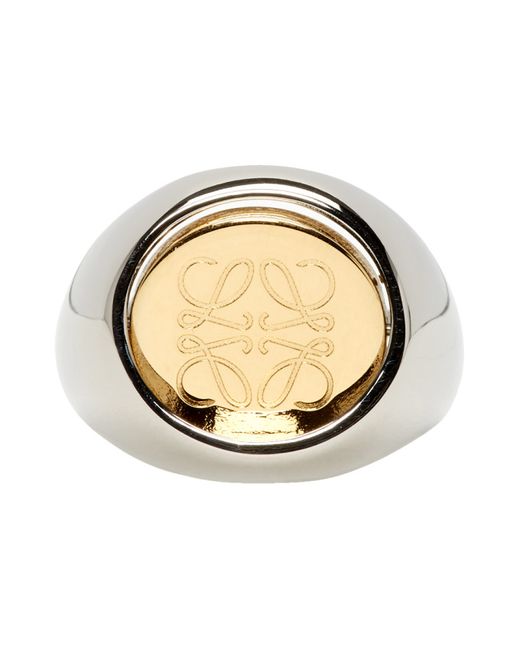 Loewe Silver and Gold Flip Ring
