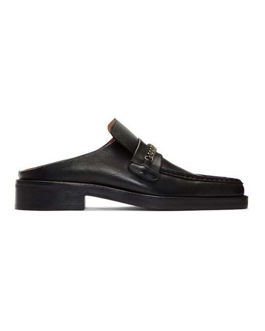 Martine Rose Leather Slip-On Loafers