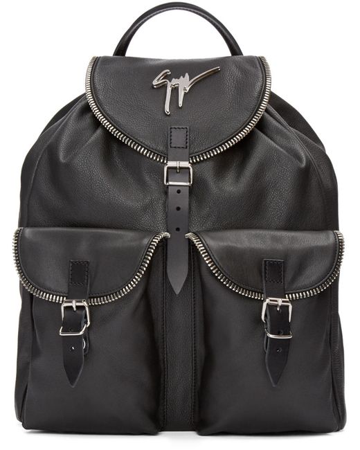 Giuseppe Zanotti Design Leather Boris Backpack