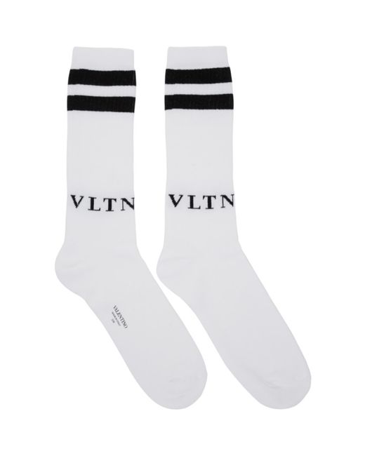 Valentino Black Garavani VLTN Socks