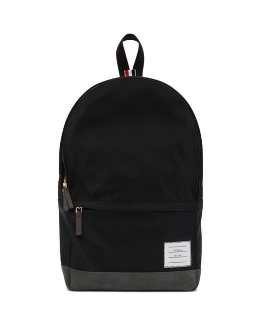 Thom Browne Leather Base Unstructured Backpack