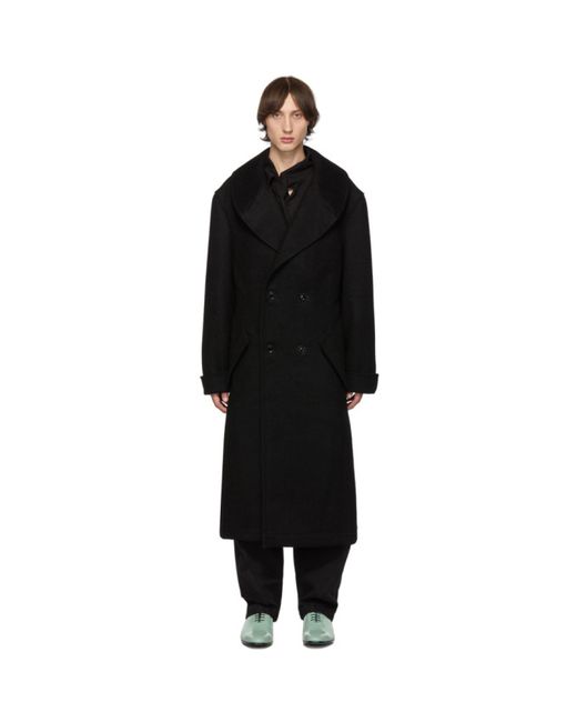 Yohji Yamamoto Shawl Collar Coat