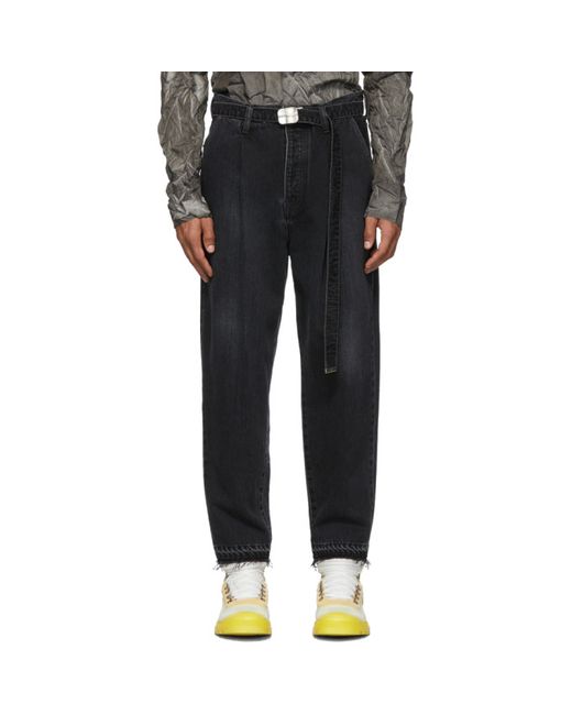 Doublet Cashmere Wide Tapered Jeans