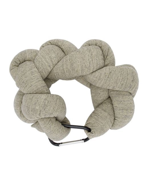 Bless Grey and Beige Bolster Scarf
