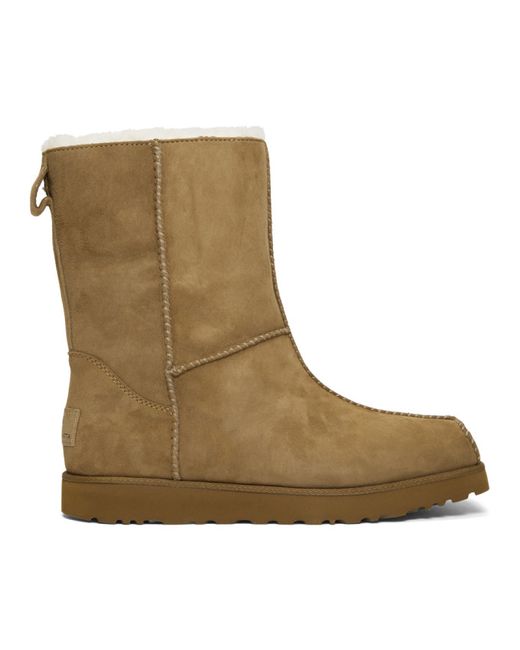 Eckhaus Latta Brown and Off-White UGG Edition Block Boots