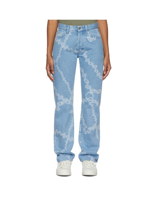 Aries Lilly Chain Print Jeans