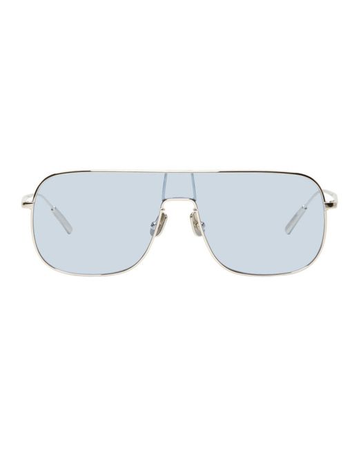 Ambush Silver and Blue Full Frame Sunglasses