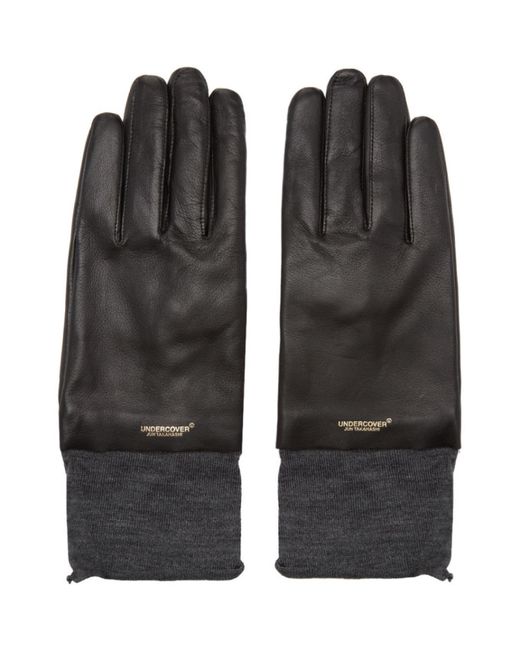 Undercover Leather and Wool UC Gloves