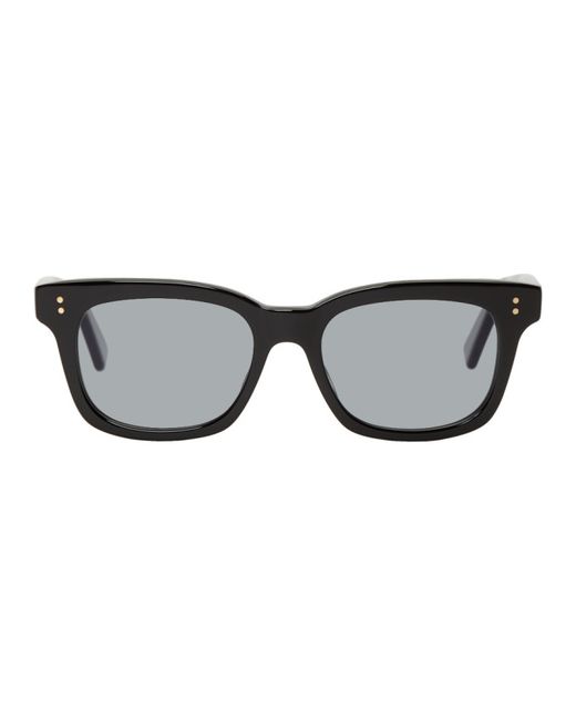 Second/Layer Black and Blue Chico Sunglasses
