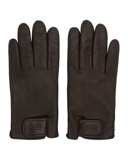 Boss Brown Helkop Gloves
