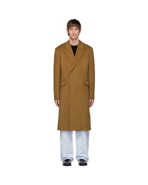 Raf Simons Wool Double Breasted Coat