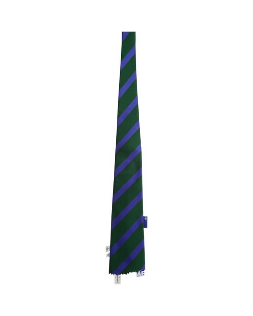 Ader Error Green and Blue Cinder Tie