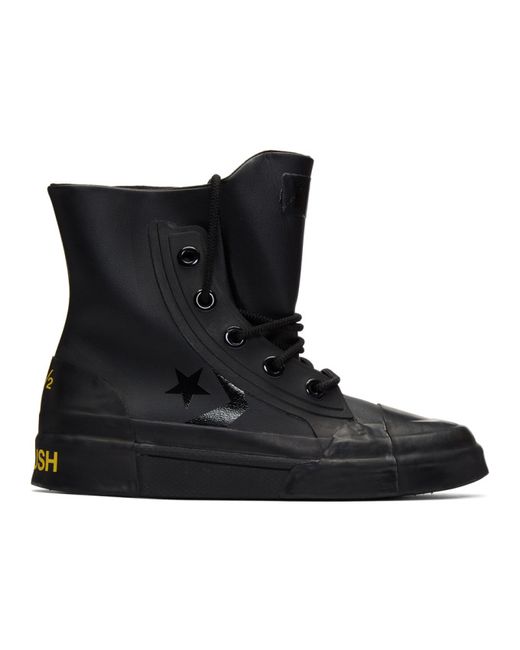 Ambush Black Converse Edition Leather High-Top Sneakers