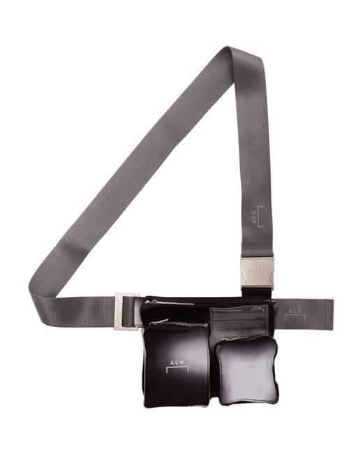 A-Cold-Wall SSENSE Exclusive Black and Grey Utility Holster Bag