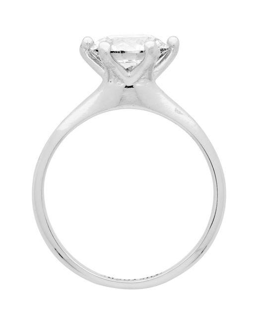 Dheygere Solitaire Diamond Ring Single Earring