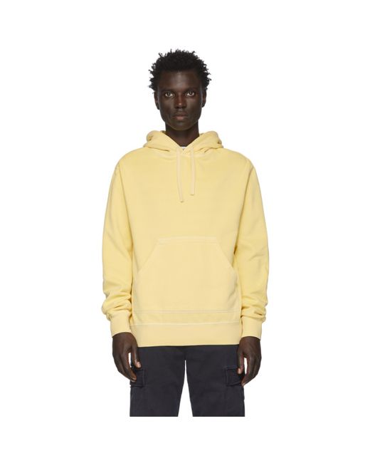 Officine Generale Yellow Oliver Hoodie