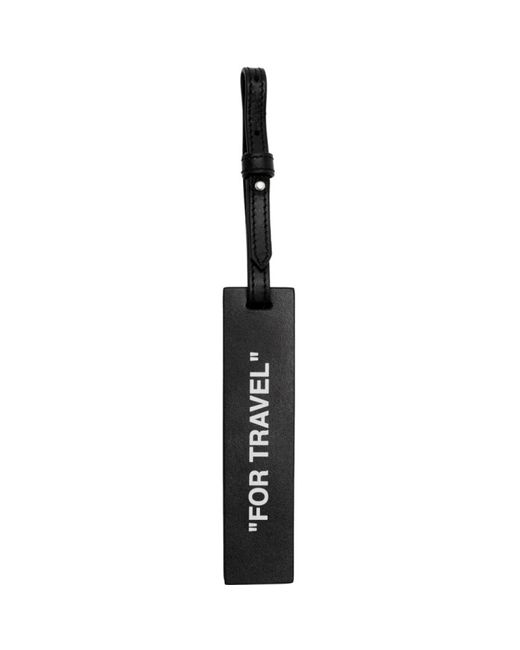 Off-White Black Quote Luggage Tag