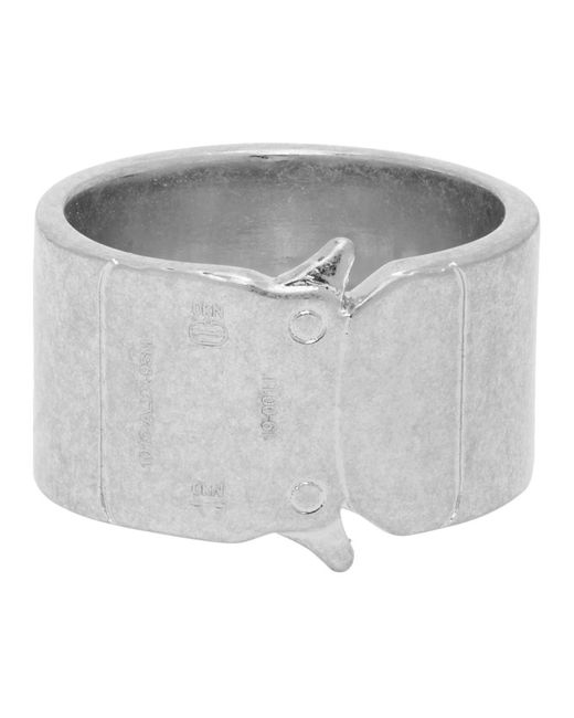 1017 Alyx 9Sm Silver Buckle Ring