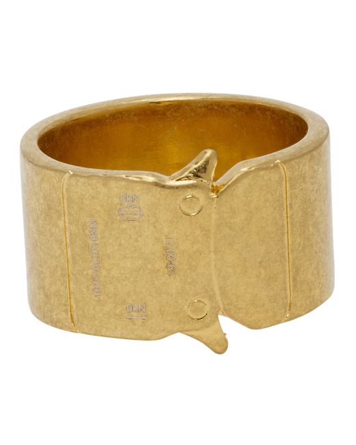1017 Alyx 9Sm Gold Buckle Ring