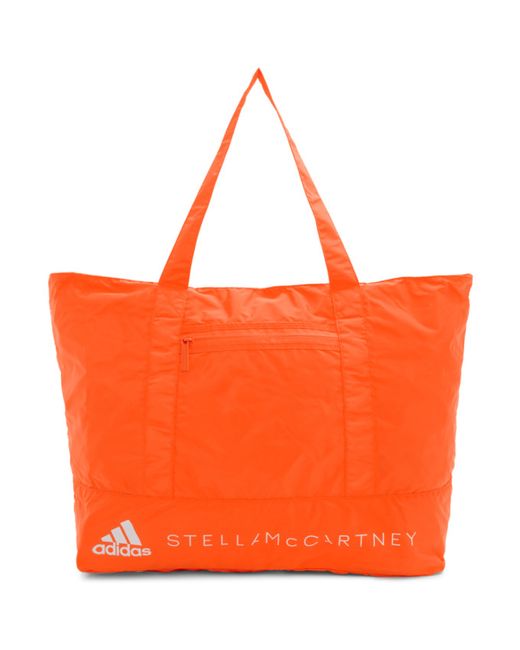 Adidas by Stella McCartney Orange Packable Travel Tote