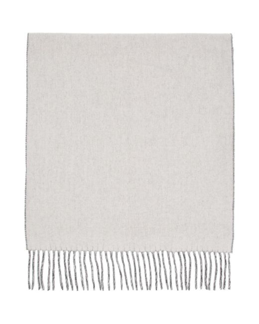 Won Hundred Reversible Off-White and Grey Wool Vanessa Double Scarf