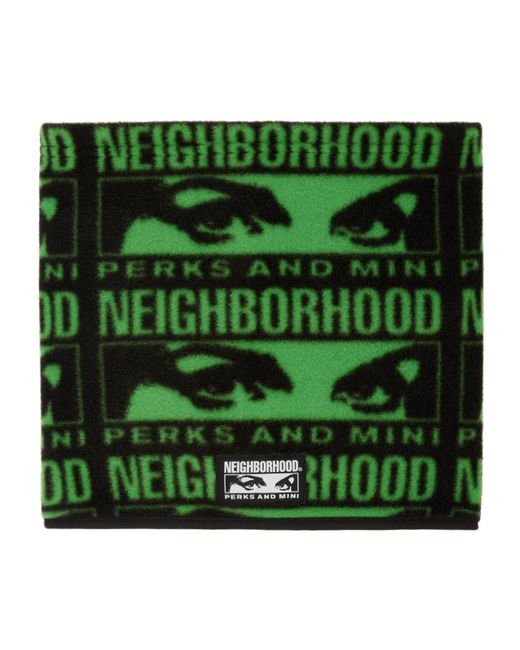 Perks And Mini and Green Neighborhood Edition Fleece Scarf