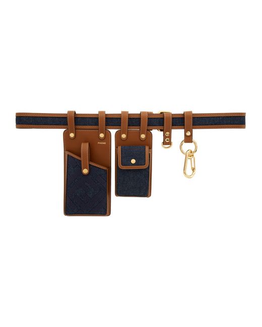 Fendi Black Multi Pockets Belt Bag