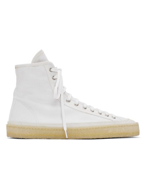 Lemaire Canvas High-Top Sneakers