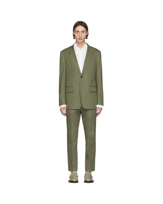 Maison Margiela Green Fine Cotton Suit