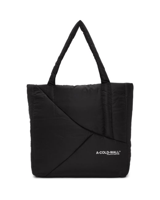 A-Cold-Wall Black Padded Tote