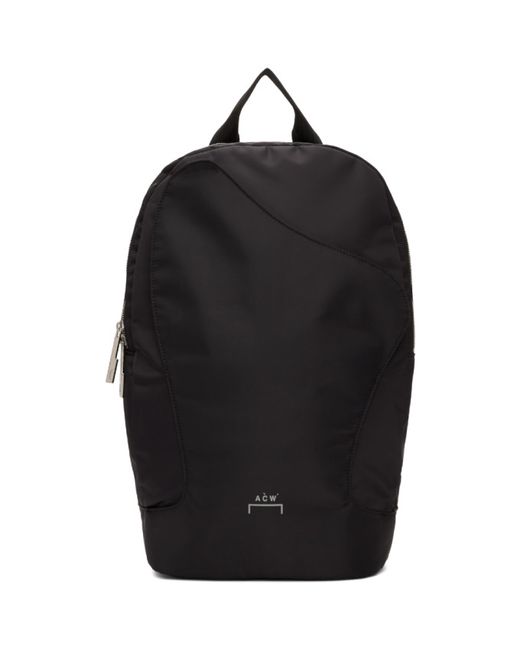 A-Cold-Wall Black Curve Flap Backpack