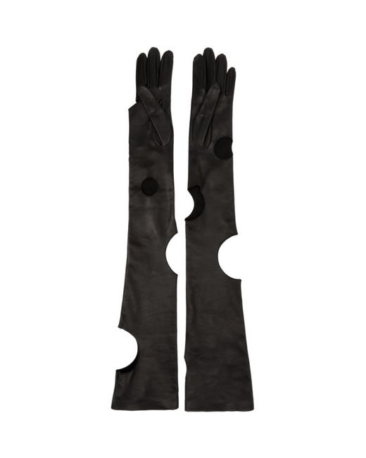 Off-White Hole Long Gloves