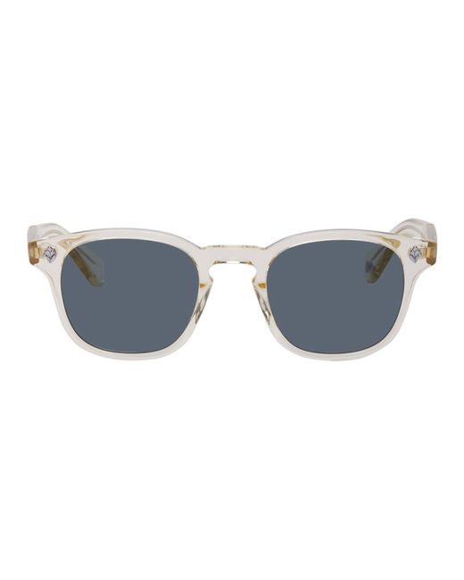 Garrett Leight Off-White Ace Sunglasses
