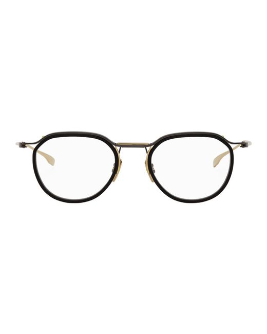 DITA Eyewear Black and Gold Schema-Two Glasses