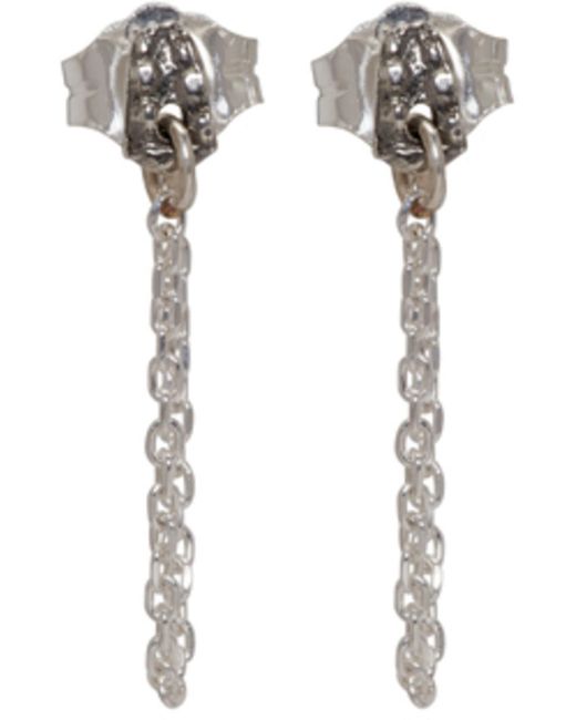 Pearls Before Swine SSENSE Exclusive Chain Liminal Earrings