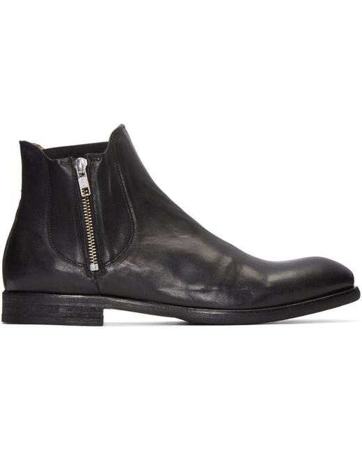 H By Hudson Black Mitchell Boots