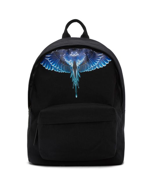 Marcelo Burlon County Of Milan Black Wings Backpack