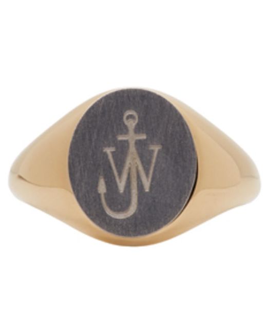 J.W.Anderson J.W.Anderson Gold and Silver Signet Ring