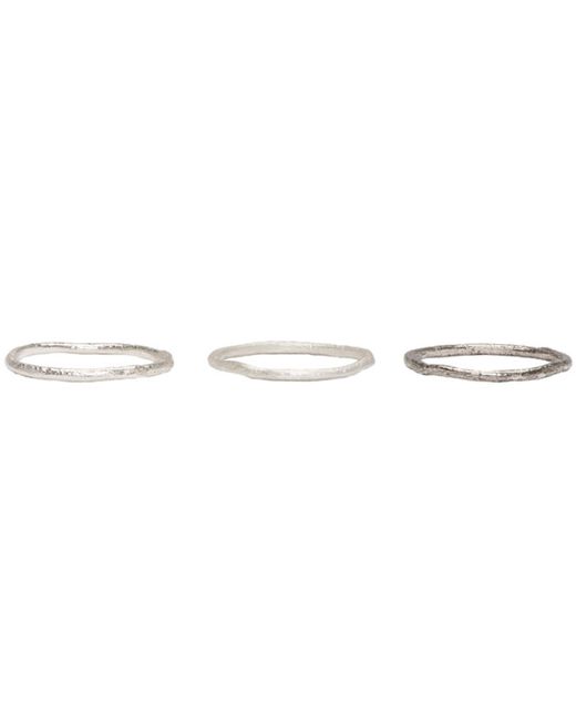 Pearls Before Swine Simple Band Ring Set