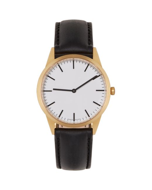 Uniform Wares Gold and Black C35 Watch