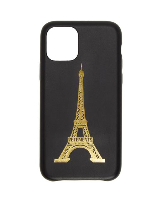 Vetements Black Eiffel Tower iPhone 11 Pro Case
